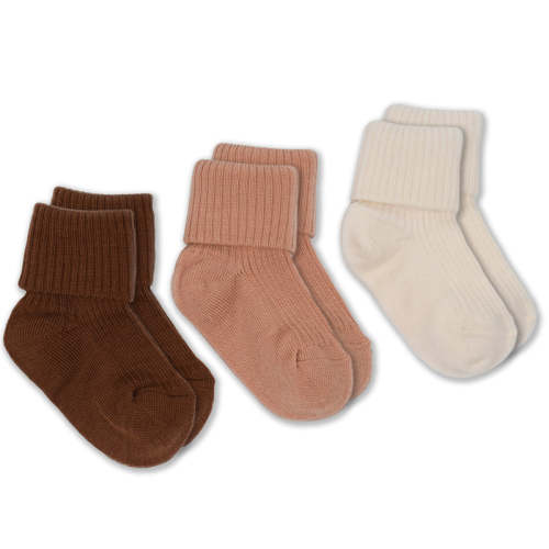 Wool Socks, Baby and Toddler, Cork 0-6 Months