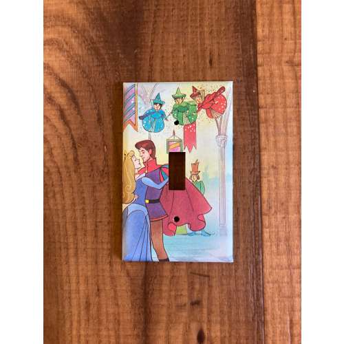 Sleeping Beauty Light Switch Cover, SB15