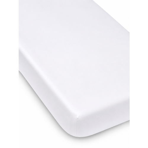 Stretch Crib Sheet, White – SpearmintLOVE