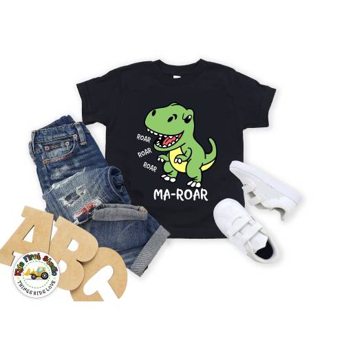 Passover Maror Ma-Roar Dinosaur T-Shirt, Kids Passover Outfit Funny Pesach Toddler Baby Tee, Pesach Jewish Holiday Apparel Kids Dino Shirt