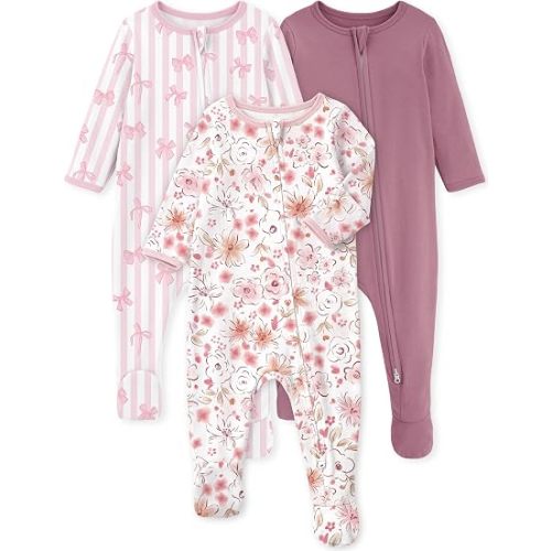 Yoofoss Baby Pajamas 100% Organic Cotton Newborn Sleepers Boy Girl Clothes