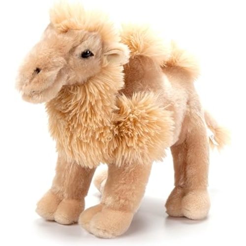 The Petting Zoo Bactrian Camel Stuffed Animal Plushie, Gifts for Kids, Wild Onez Wildlife African Animals, Camel Plush Toy, 12 inches