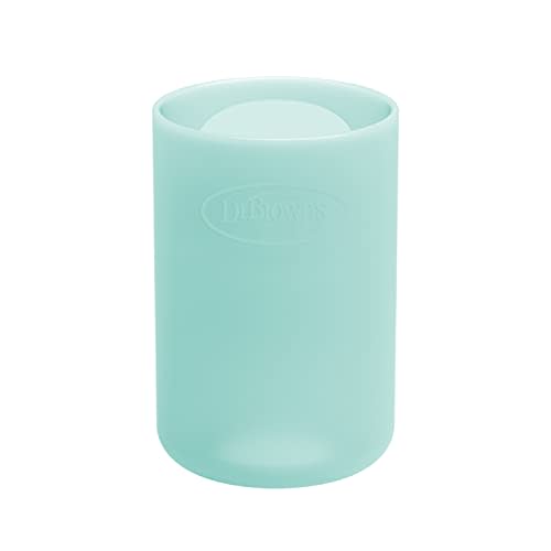 Dr. Brown's Options+ Narrow Glass Bottle Sleeve, 100% Silicone, Mint, BPA-Free, 4 oz, 1-Pack