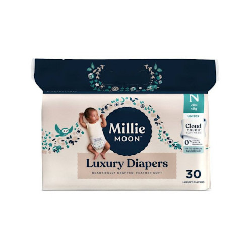 Millie Moon Luxury Disposable Diapers - 30ct