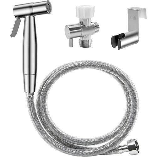 Arofa Handheld Bidet Sprayer, Bidet Attachment for Toilet, Muslim Shower