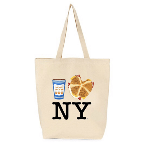 Coffee Bacon Egg & Cheese NY Large Tote
