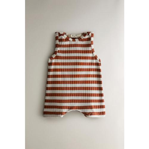 KIDS' STRIPED BEACH SWIMSUIT - Brick | ZARA United States