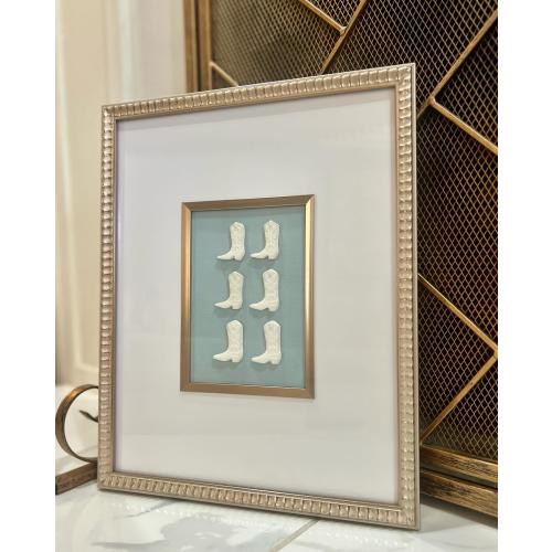 Framed Art- COWBOY/girl - Decor- Home/nursery Decor, WESTERN COLLECTION