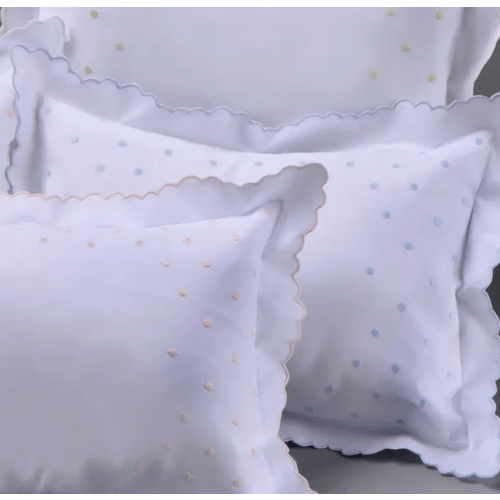Blue Swiss Dots 10x14 Pillow – the blue béret