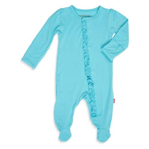 curacao modal magnetic parent favorite footie with ruffles