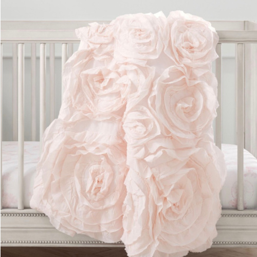 Monique Lhuillier Rosette Baby Quilt | Pottery Barn Kids