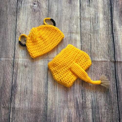 Lion Baby Hat, Simba Crochet Outfit, Newborn Lion Outfit, Newborn Photo Prop, Baby Lion, Safari Nursery Decor, Newborn Halloween Costume,