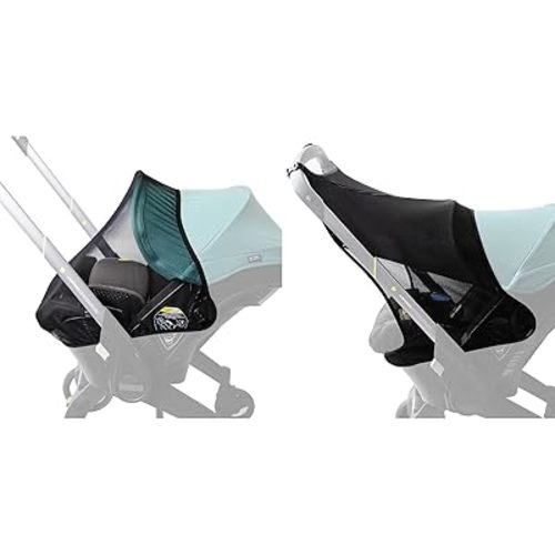 Stroller Sun Shade, Functional Sun Protection Extension Compatible with Doona car seat Stroller & Mosquito Net for Stroller, Compatible with Doona Stroller