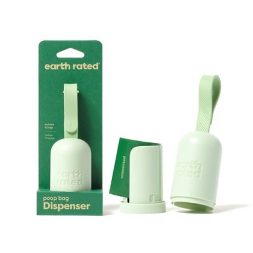 Earth Rated Leash Dispenser with Bags - 15ct: Includes Unscented Dog Waste Disposal Bags