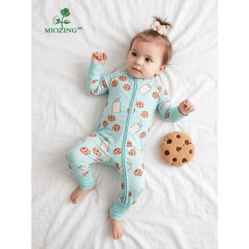 bamboo baby romper zip convertible footie 2 way - Temu