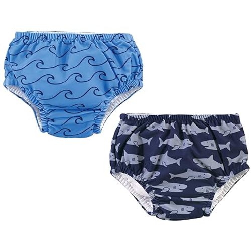 Hudson Baby Unisex Baby Swim Diapers, Sharks, 0-6 Months