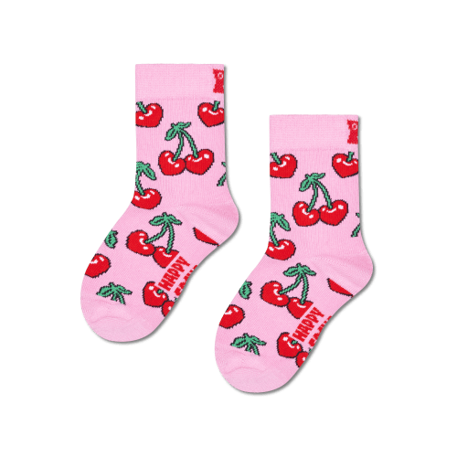 Kids Cherry Heart Sock