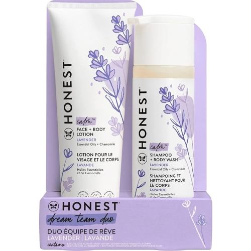 The Honest Company Shampoo Body Wash & Lotion, Lavender Calm, 18.5 fl oz