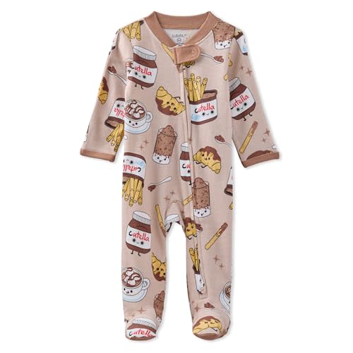 Scout Sleep & Play Baby Pajamas 100% Organic Cotton Footed Two Way Zipper Sleeper Pajamas for Baby Boys