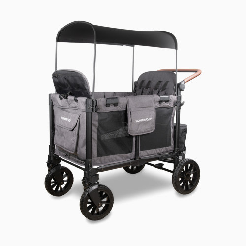 WonderFold Wagon W4 Luxe Pro Stroller Wagon - Charcoal Gray