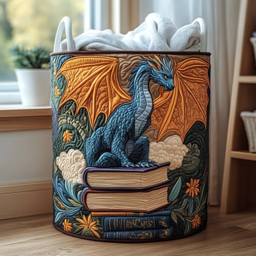 Forest Dragon Quilted Laundry Basket NCU0DDK661 – Quiltnest