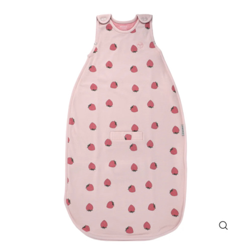 4 Season® Ultimate Baby Sleep Bag, Merino Wool & Organic Cotton, Strawberry