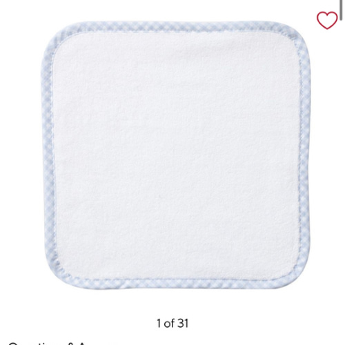 Gingham Baby Hooded Towels | Pottery Barn Kids