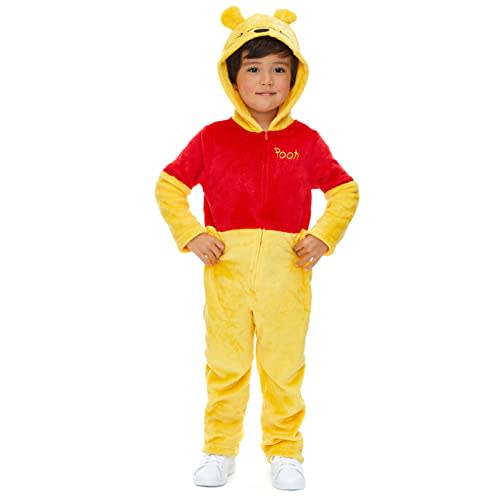 Disney Winnie the Pooh Cosplay Coverall Newborn to Adult Sizes (0-3 Months - 2XL)