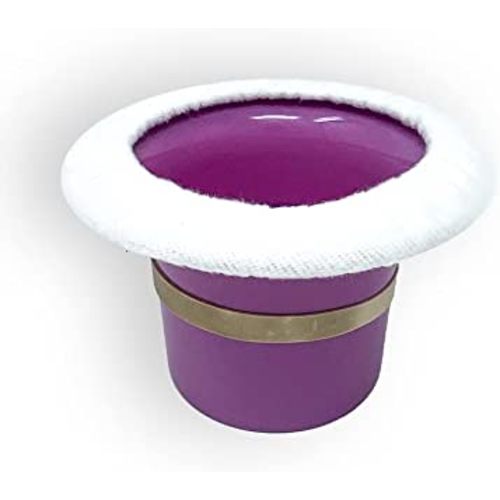 Top Hat Potty for Newborn Infant Potty Training | Elimination Communication | Includes 100% Cotton Undyed Fleece Cozy | Anti-Slip Rubber Band | for EC Baby Potty Training (Lavender)