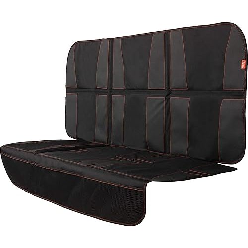 Diono Ultra Mat Fits3 Across Extra Large Car Seat Protector for Complete Protection Against Dirt & Scratches, Crash Tested, High Strength, Water Resistant with Thick Padding for Durable Protection