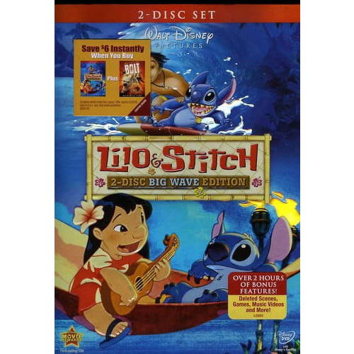 Disney, DVD, Lilo and Stitch Animated Space Alien Experiment, PG