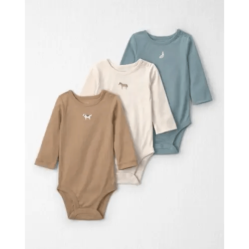 Baby 3-Pack Organic Cotton Bodysuits - Little Planet | Carter's