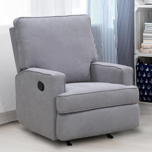 Greyleigh™ Baby & Kids Emily Upholstered Reclining Rocking Chair & Reviews | Wayfair