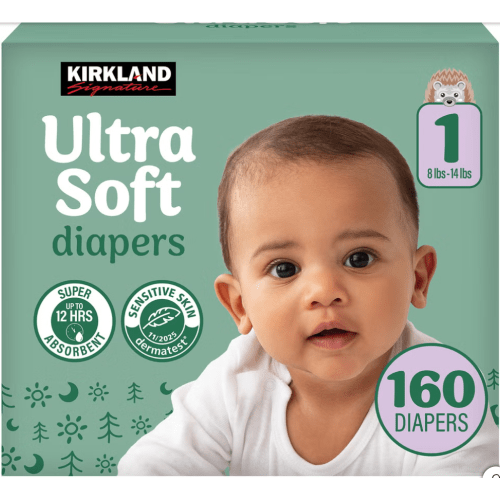 Costco Kirkland Signature Diaper Size 1