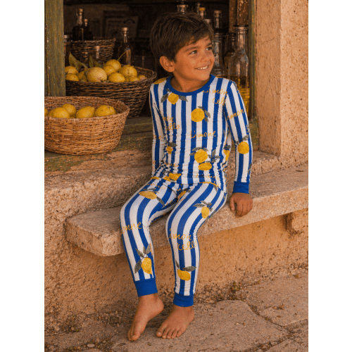 Long Sleeve 2-Piece Set, Lemon Classico