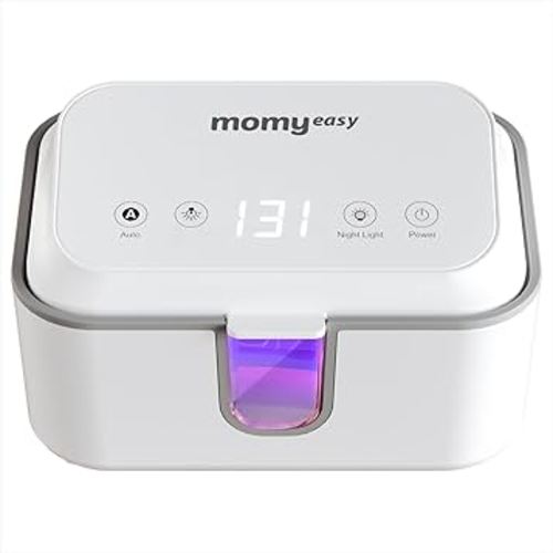 MOMYEASY Baby Wipe Warmer, Large Capacity Wipes Dispenser with 3 Temperature Modes, Even Heating Diaper Wipe Warmer with Night Light, Wipes Warmer for Babies/Adults