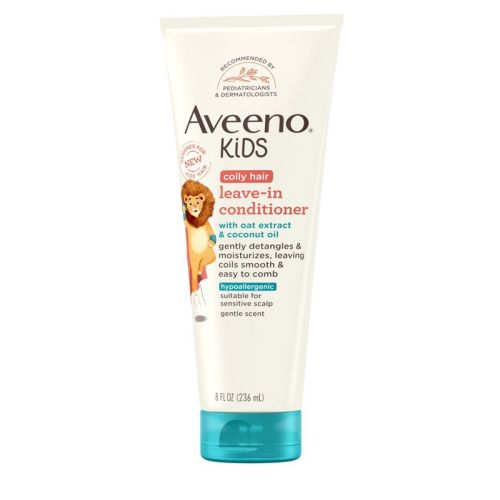 Aveeno Kids' Coily Hair Leave In Conditioner - 8 fl oz: Conditioning, Liquid, No Trial Size