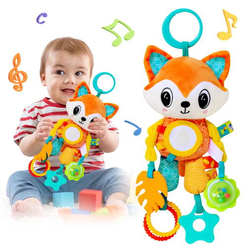 Teether and Rattles Toys for 6-12 Months Baby Boys Girls