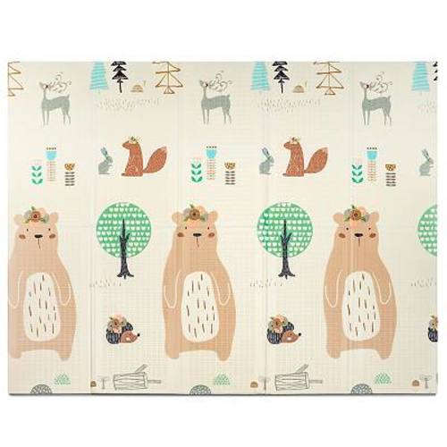 Sorbus Foldable Play Mats with Travel Bag - for Babies, Toddlers, and Kids Playtime & Tummy Time