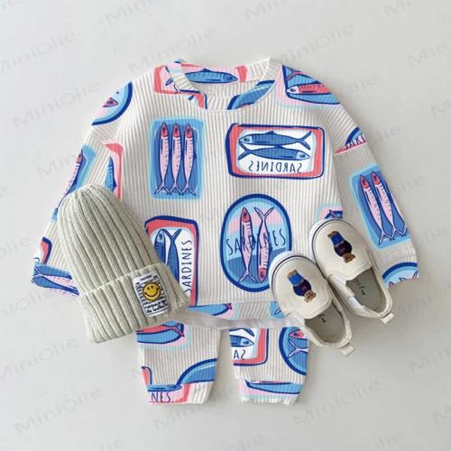 Baby Waffle Canned Sardines 2-piece Set