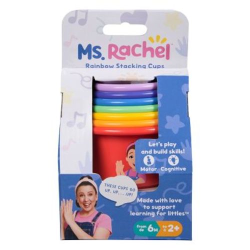 Ms. Rachel Rainbow Stacking Cups - 7pc