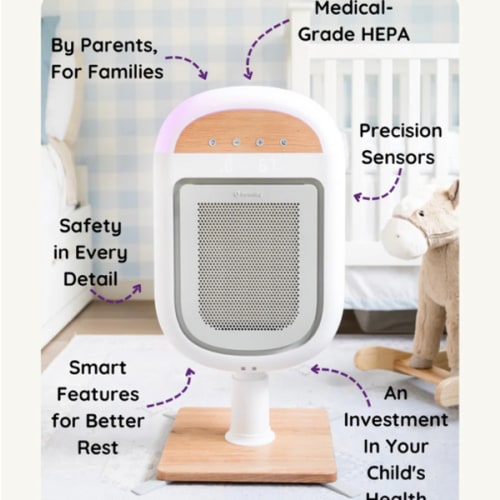Sereniby Medical-Grade Nursery Purifier with SafeFlow™ Technology