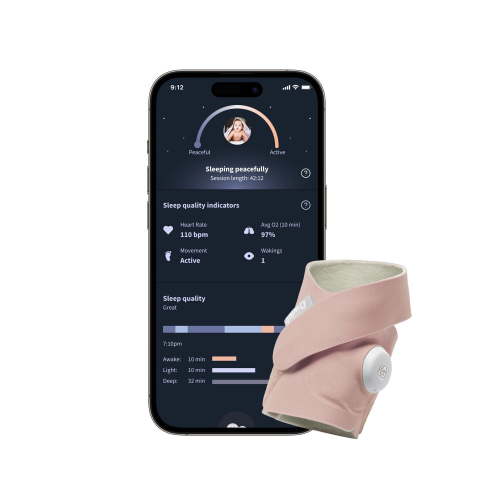 Owlet Dream Sock - Smart Baby Monitor with Sleep Quality Indicators Including Movement, Heart Rate and Average Oxygen Levels - Walmart.ca