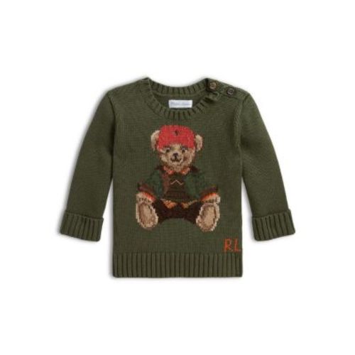 Boys' Polo Bear Cotton Sweater - Baby