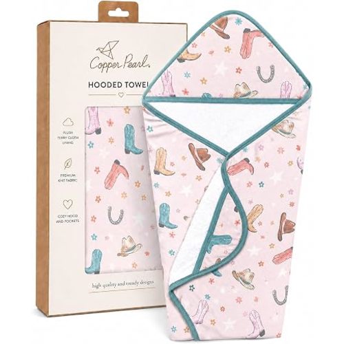 Luxe Baby Hooded Towel - Cheyenne by Copper Pearl