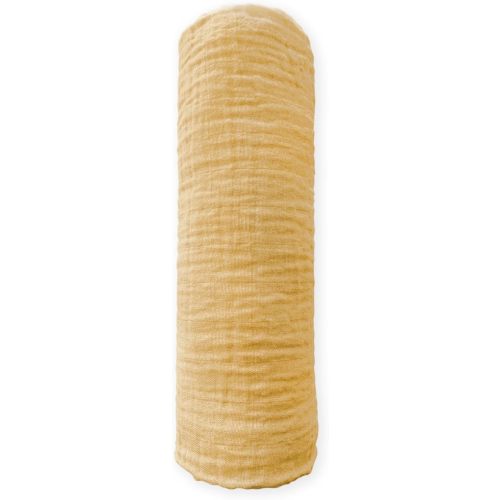 SwaddleDesigns Cotton Muslin Swaddle Blanket, Receiving Blanket for Baby Boys & Girls, Best Registry Gift, 46x46 inches, Gold