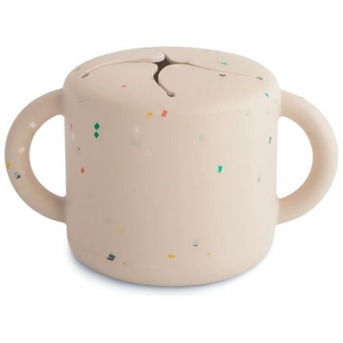 Mushie Snack Cup - Silicone Spill-Proof Baby Snack Holder – The Natural Baby Company
