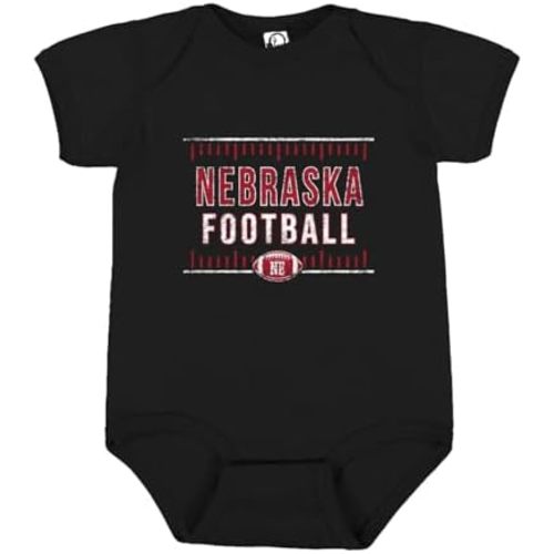 College Football Fan Shirt, Vintage Distressed Field, Retro USA Sports Baby Creeper Boys Girls Infant Bodysuit