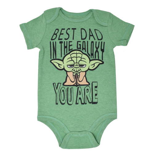 Star Wars Yoda Father's Day Newborn Baby Boys Bodysuit Newborn to Infant