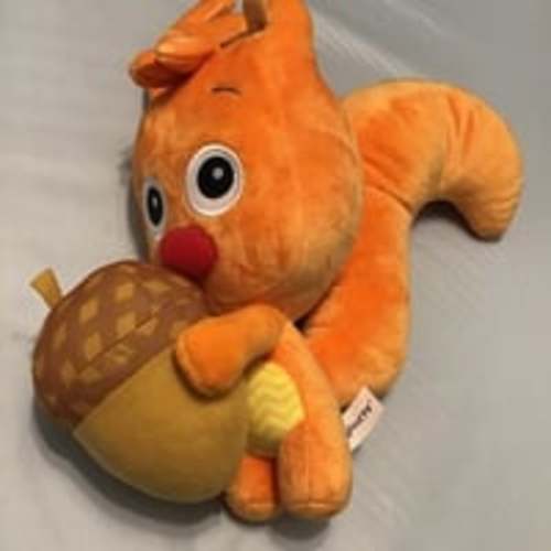 BabyFirstTV Sammy the Squirrel Find the Acorn Rare Plush Toy Stuffed Animal 13in